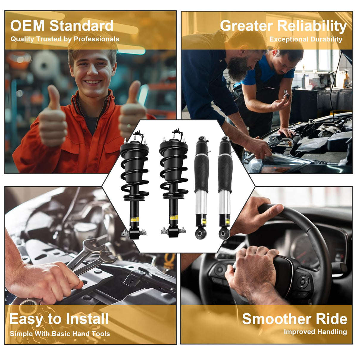 WANKECAR-equipped full-size truck on road, illustrates improved handling and confidence benefit