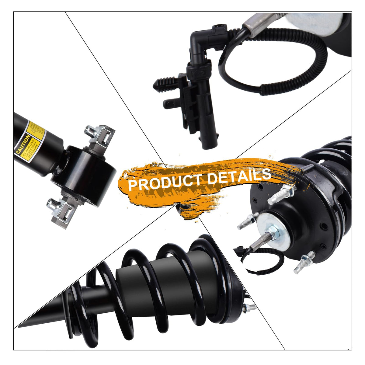 WANKECAR strut top mount detail, displays OE-fitment points for secure installation benefit