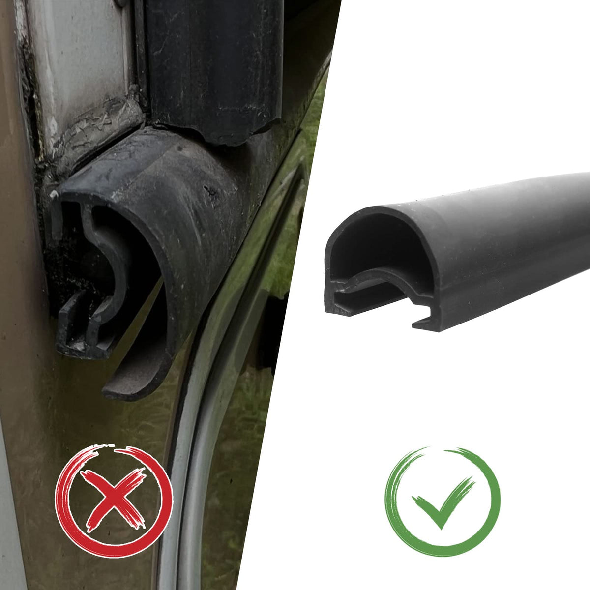 Wankic seal installed on RV slide-out demonstrating improved weather protection and fit