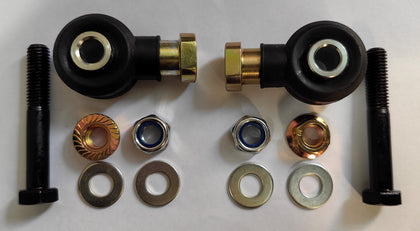 WANTONE RACING front view of tie rod set showing fit and finish benefits