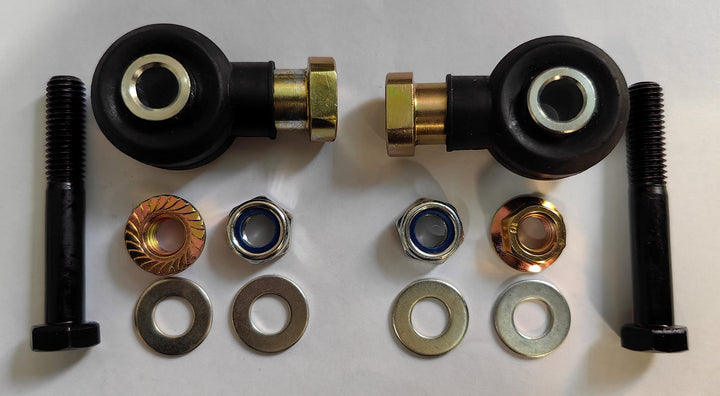 WANTONE RACING front view of tie rod set showing fit and finish benefits
