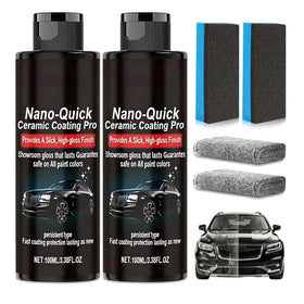 warmow front packaging showing two bottles and benefits for quick detailing
