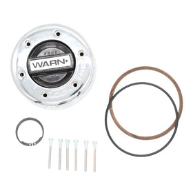 WARN 11690 scale comparison next to wrench showing size and installation readiness