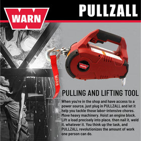 WARN PullzAll variable-speed trigger and forward/reverse buttons for control