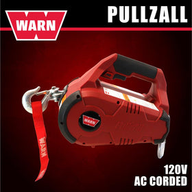 WARN PullzAll close-up of 15' 7/32" wire rope highlighting strength and reach