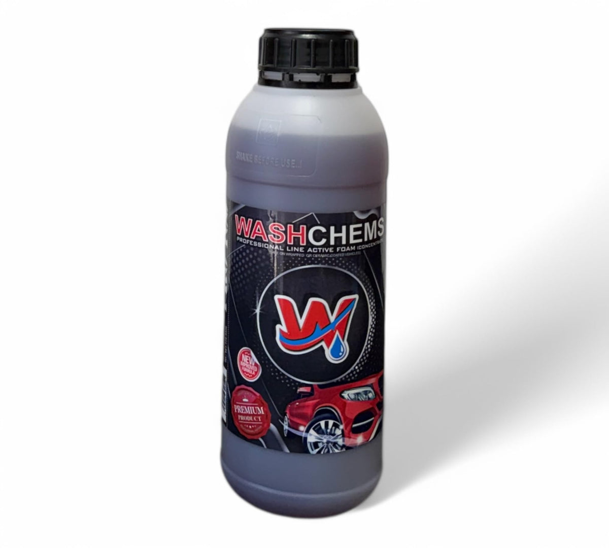 W bottle front packaging showing label and product identity, highlighting professional strength