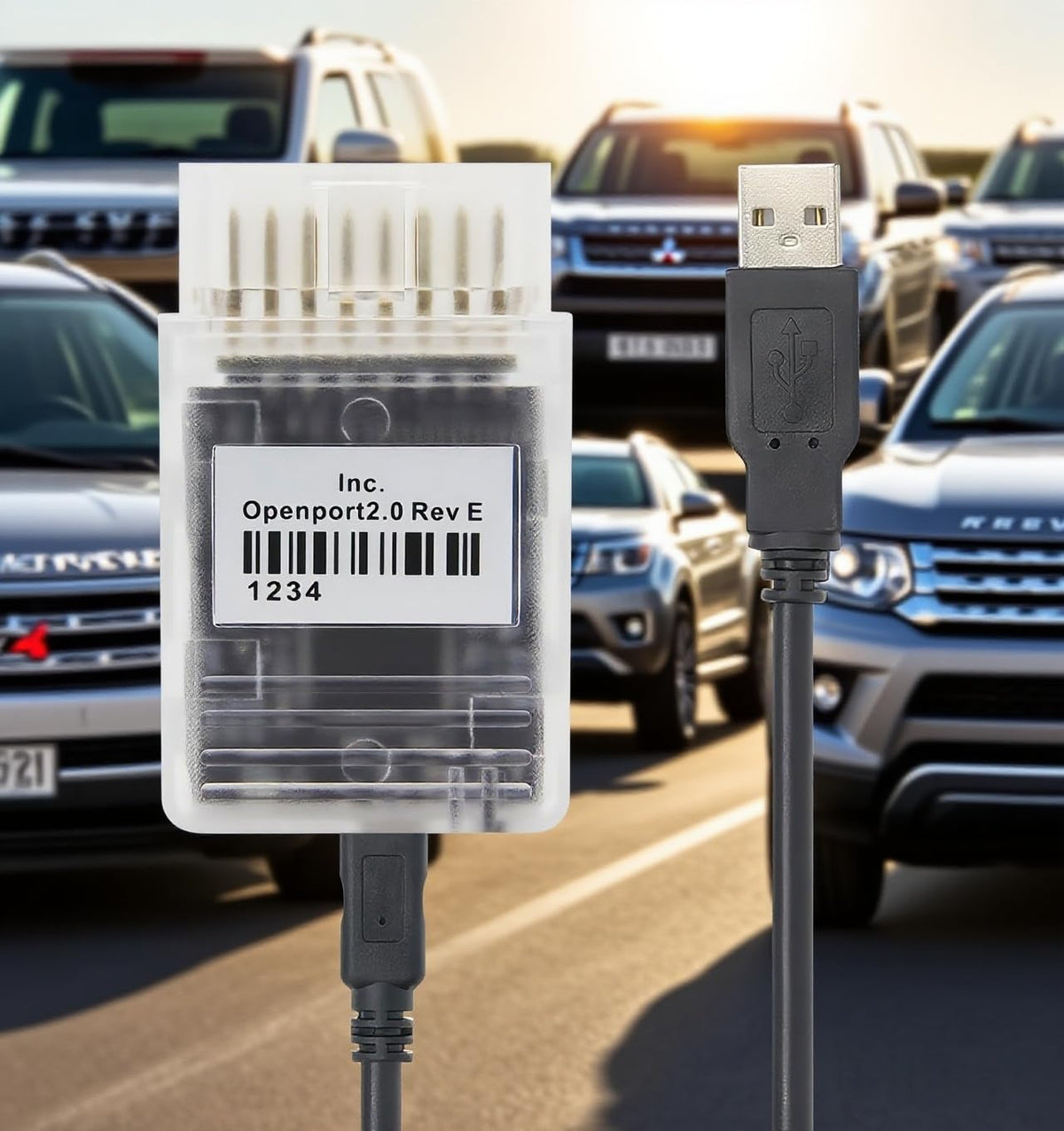 washinglee cable label and QR code for driver download and quick setup benefit