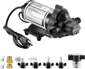 WASSERMANN front view pump showing compact housing and inlet outlet providing reliable flow