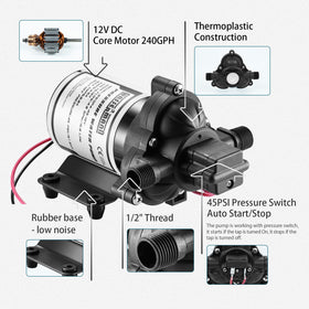 wassermann inline debris filter installed on hose, protects pump from particles
