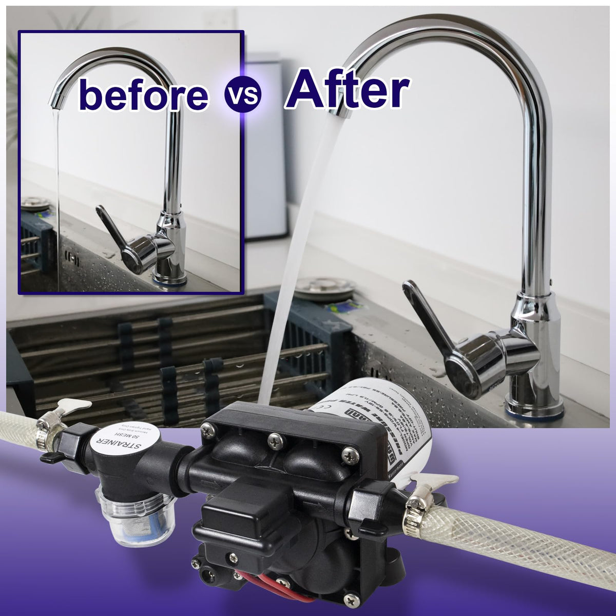 wassermann packaged kit with manual showing everything included for setup
