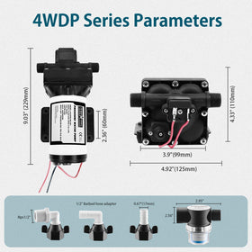 WASSERMANN pressure switch close-up highlighting automatic on/off benefit