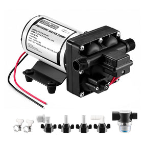 WASSERMANN pump front view showing compact housing and mounting benefits