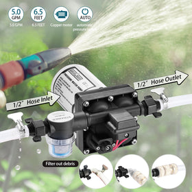 WASSERMANN pump mounted in RV bay demonstrating space-saving benefit