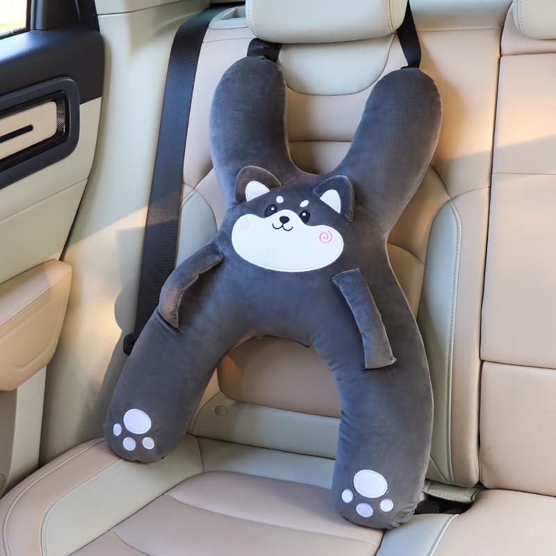WASTROYAL dog front view showing cute embroidered face and plush comfort