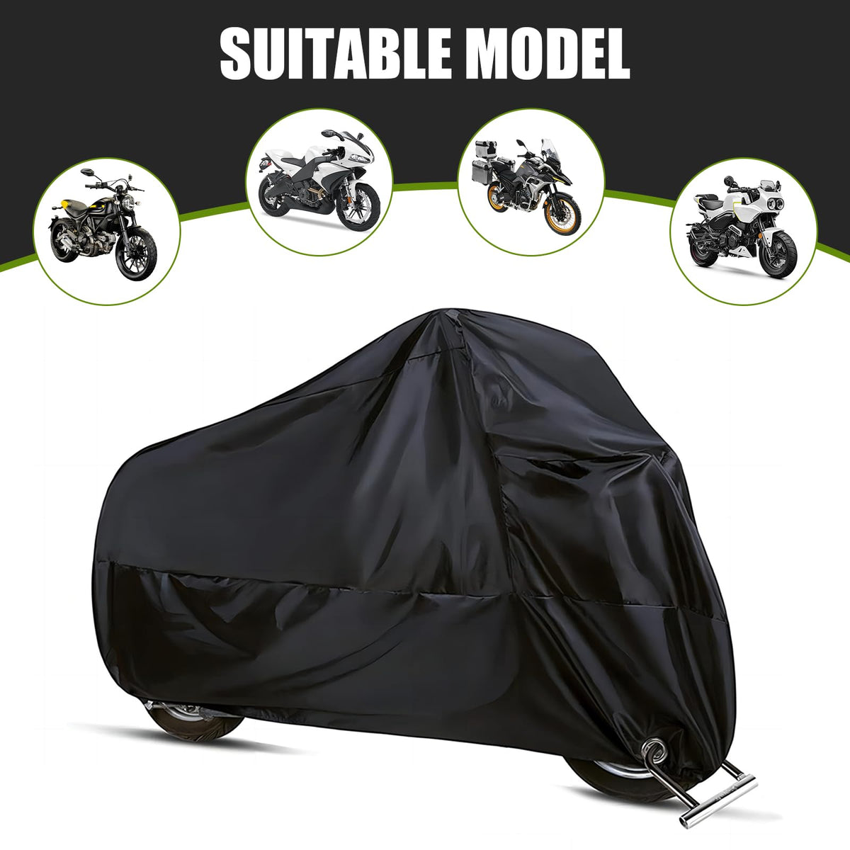 waswale scale comparison with bike demonstrates full-size coverage benefit
