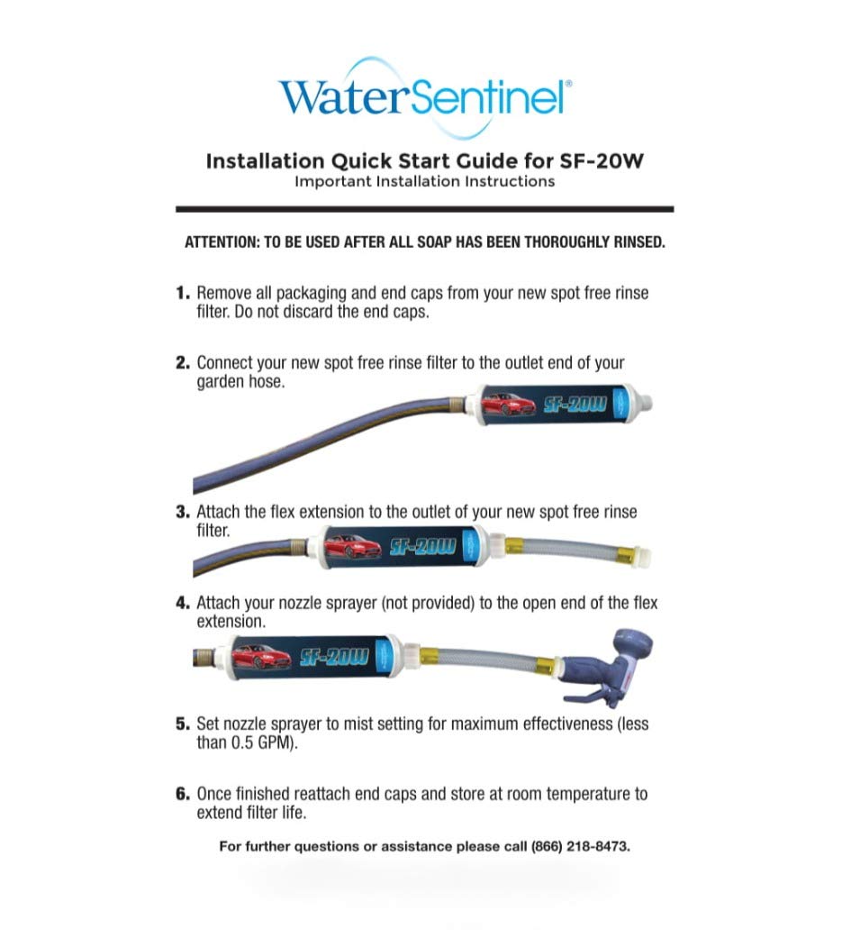WaterSentinel scale comparison shot showing mineral-free water preventing water spots