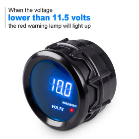 WATERWICH closeup LED display bright digits for nighttime readability