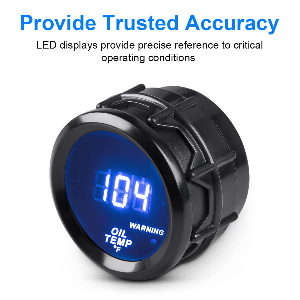 WATERWICH display night illumination blue LED for legible low-light monitoring