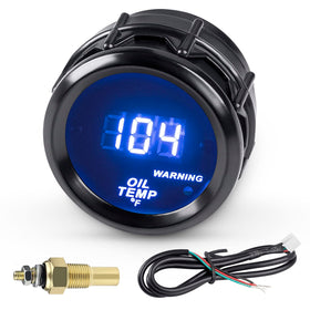 WATERWICH front gauge face shows clear digits and bezel, aiding quick glance readings