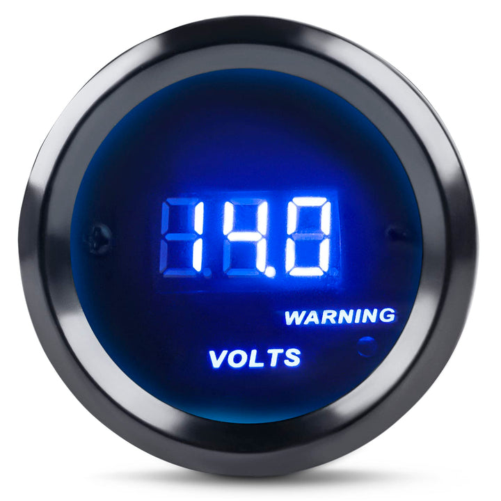 WATERWICH front panel blue LED voltmeter clear dash visibility