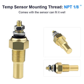WATERWICH sensor thread close-up with NPT 1/8" detail for secure oil port fitment