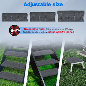 WATERWICH mat beside ruler showing 22x20 inch size for fit clarity