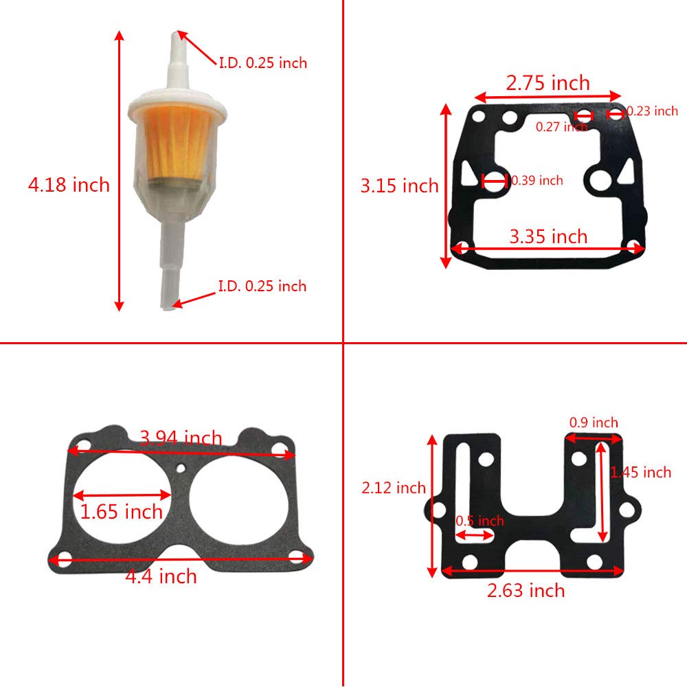 Wauebuly gasket set close-up for precise sealing restoration