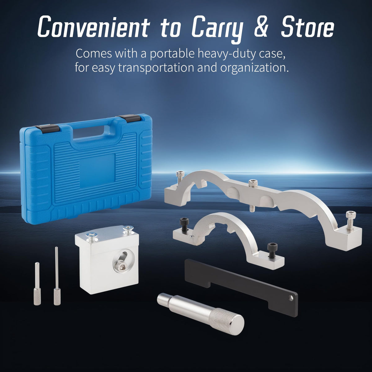 WAYCOJOY tool kit in workshop use installed on engine to reduce timing errors and save time