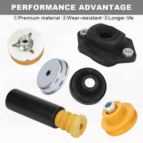 WayJun bump stop support cup bottom view illustrating secure shock seating
