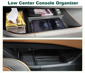 WBLATP armrest secondary box open demonstrating extra hidden storage