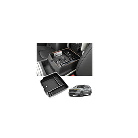 WBLATP front view of console organizer showing tidy layout and improved storage