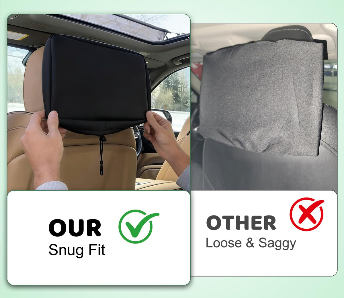 WBLATP folded in seat pocket showing compact storage convenience