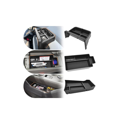 WBLATP front view showing console organizer neatly maximizing storage
