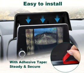 WBLATP installed in vehicle driver perspective reducing clutter and noise