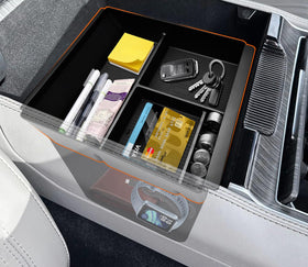 WBLATP tray installed in Wagoneer lifestyle shot highlighting tidy cabin look