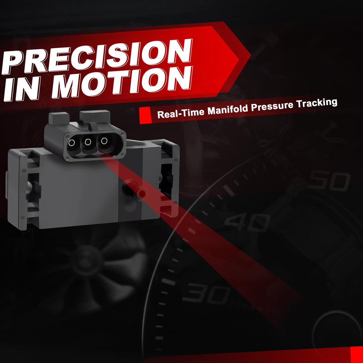 Wbsteanaten MAP sensor pressure port closeup highlighting accurate pressure sensing benefit