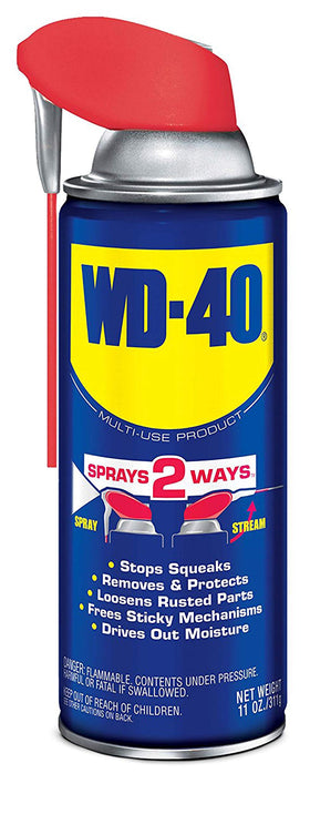 WD-40 front can view showing Smart Straw and 11 oz capacity for convenience