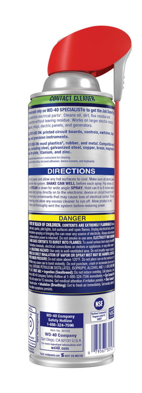 WD-40 Specialist on workbench near tools showing practical maintenance application