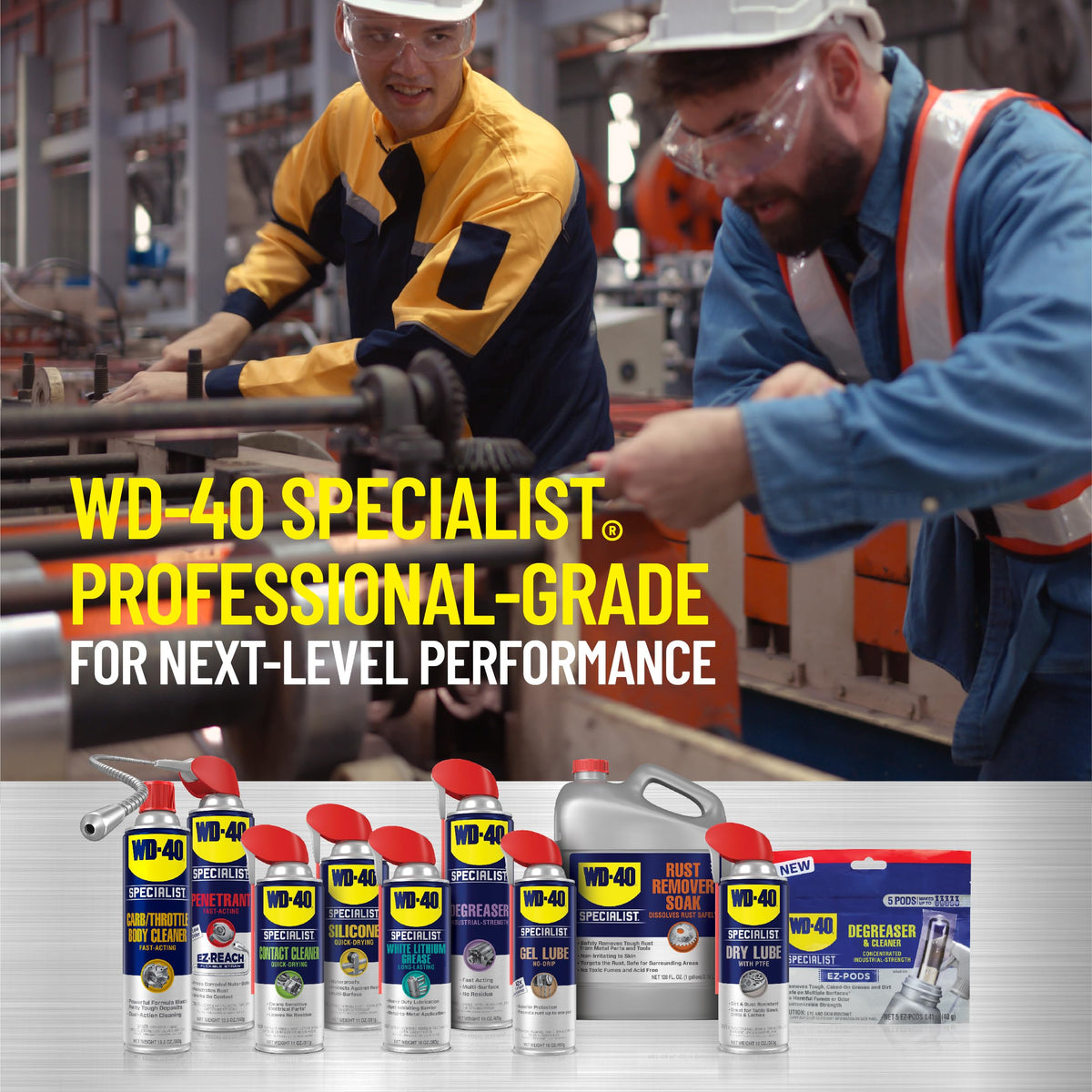 WD-40 Specialist can next to ruler for size comparison and portability benefit