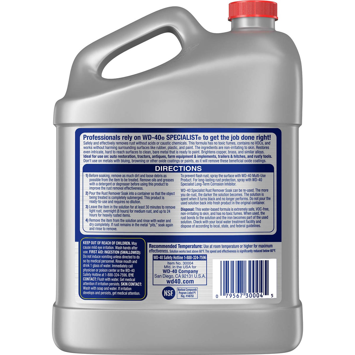 WD-40 Specialist side-by-side before and after metal restoration showing results benefit