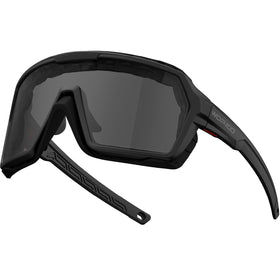 WDP100 worn by motorcyclist demonstrating impact and debris protection