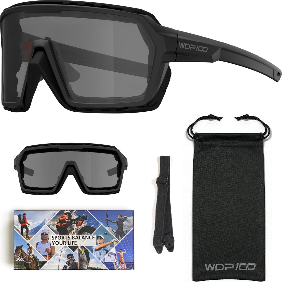 WDP100 side view highlighting wraparound coverage to block wind