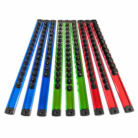 WEAREN front view of rail loaded with sockets for fast selection