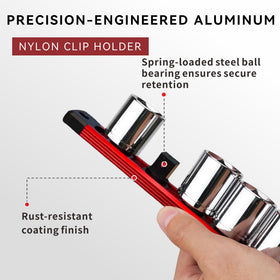 WEAREN detailed tray clip close-up demonstrating secure socket grip