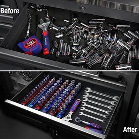 WEAREN workbench lifestyle shot showing streamlined workflow and accessibility