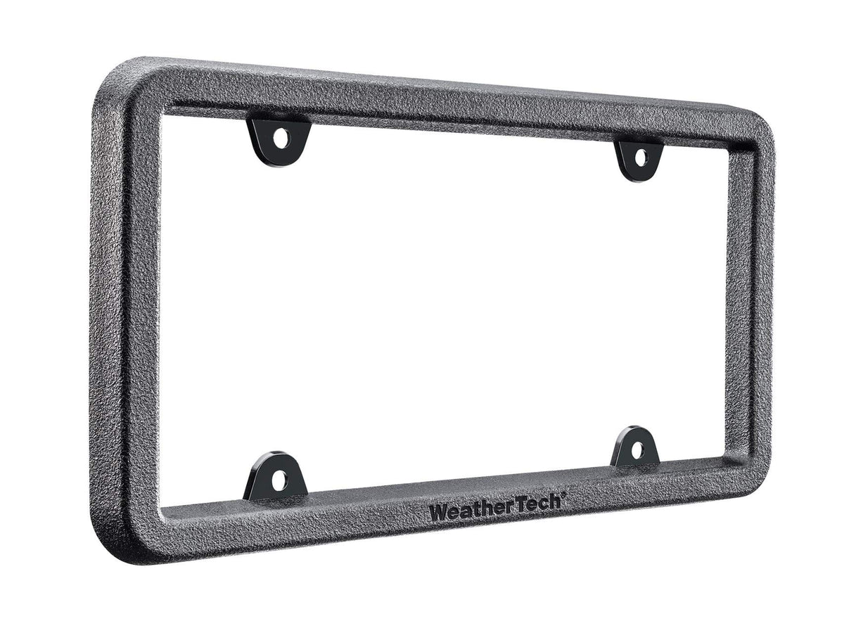 WeatherTech BumpFrame front view showing thick bumper edge protecting paint