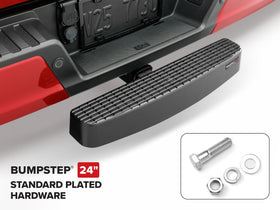 WeatherTech BumpStep XL close-up of step edge providing secure footing