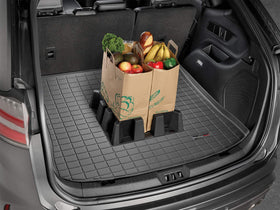 WeatherTech CargoTech label and dimensions clarifying fit and sizing benefit
