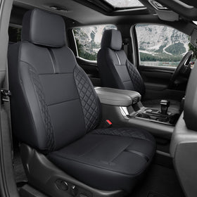 WeatherWard front and rear seat full view showing tailored fit and protection