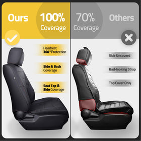 WeatherWard full rear seat cover installed in Tundra CrewMax offering complete protection